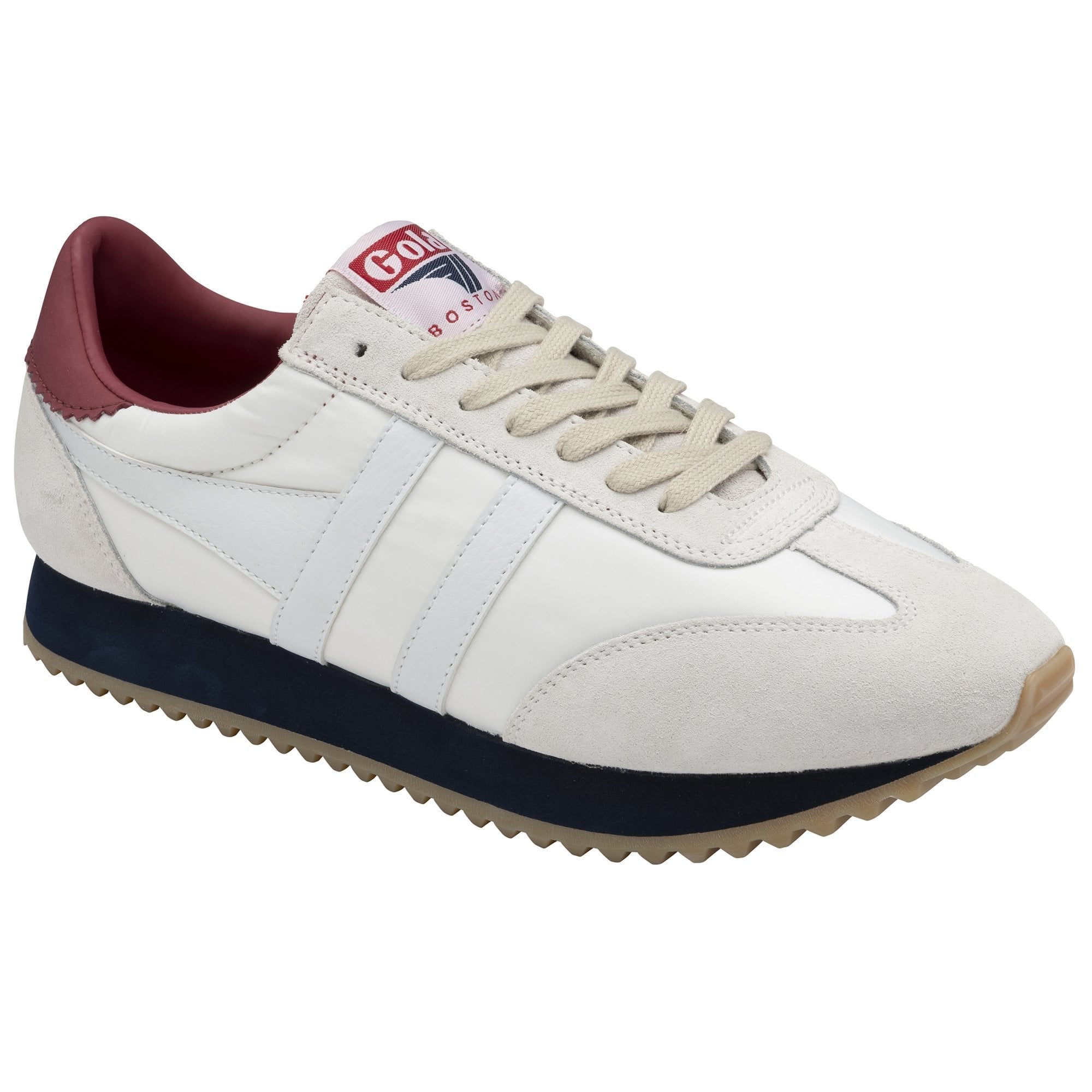 Gola Boston 78 Gray Navy Yellow Suede Leather Textile Sneakers Size 10 Amazon.com | Gola Women main image 4