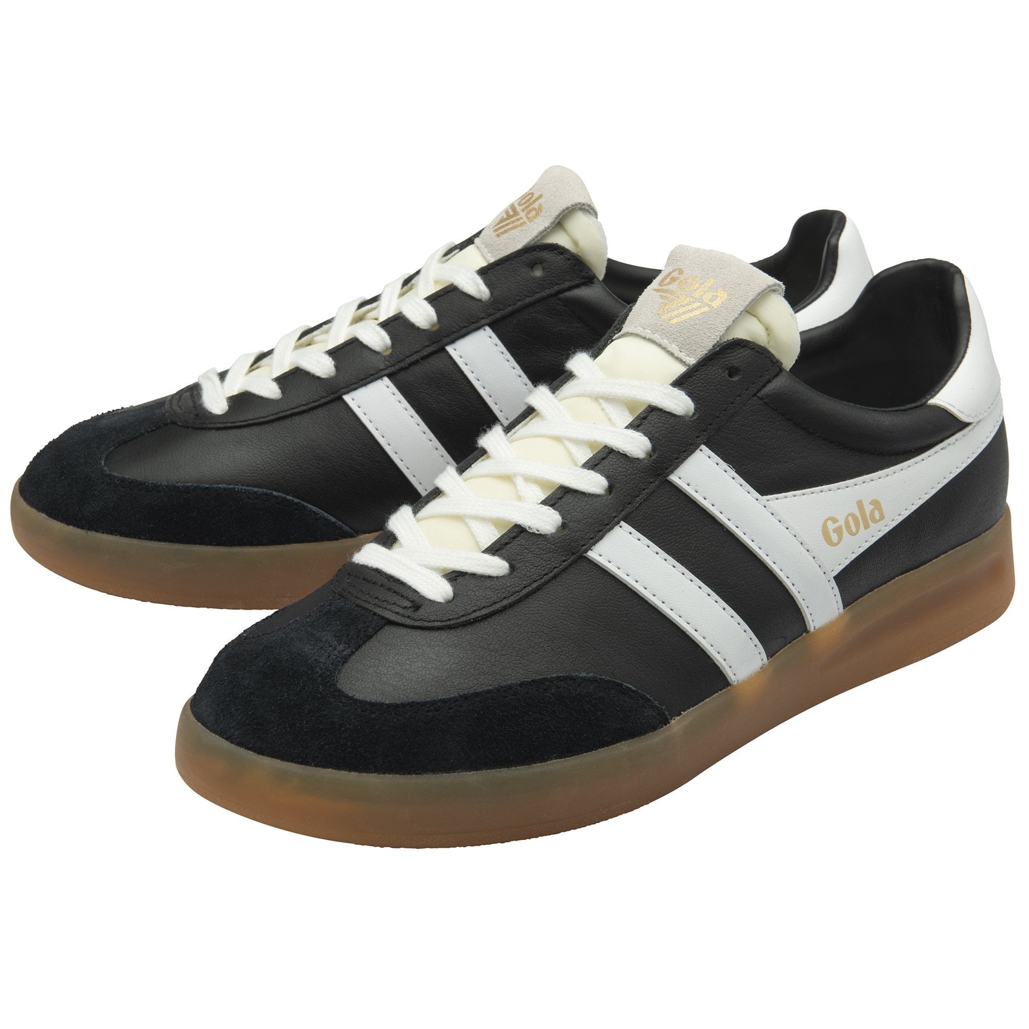 Gola Black White US 8 Clb743 Cyclone Excellent Men\'s Soccer Skate Street Comfort Amazon.com | Gola, Women, Cyclone Leather, White/Black/Dark  main image 2