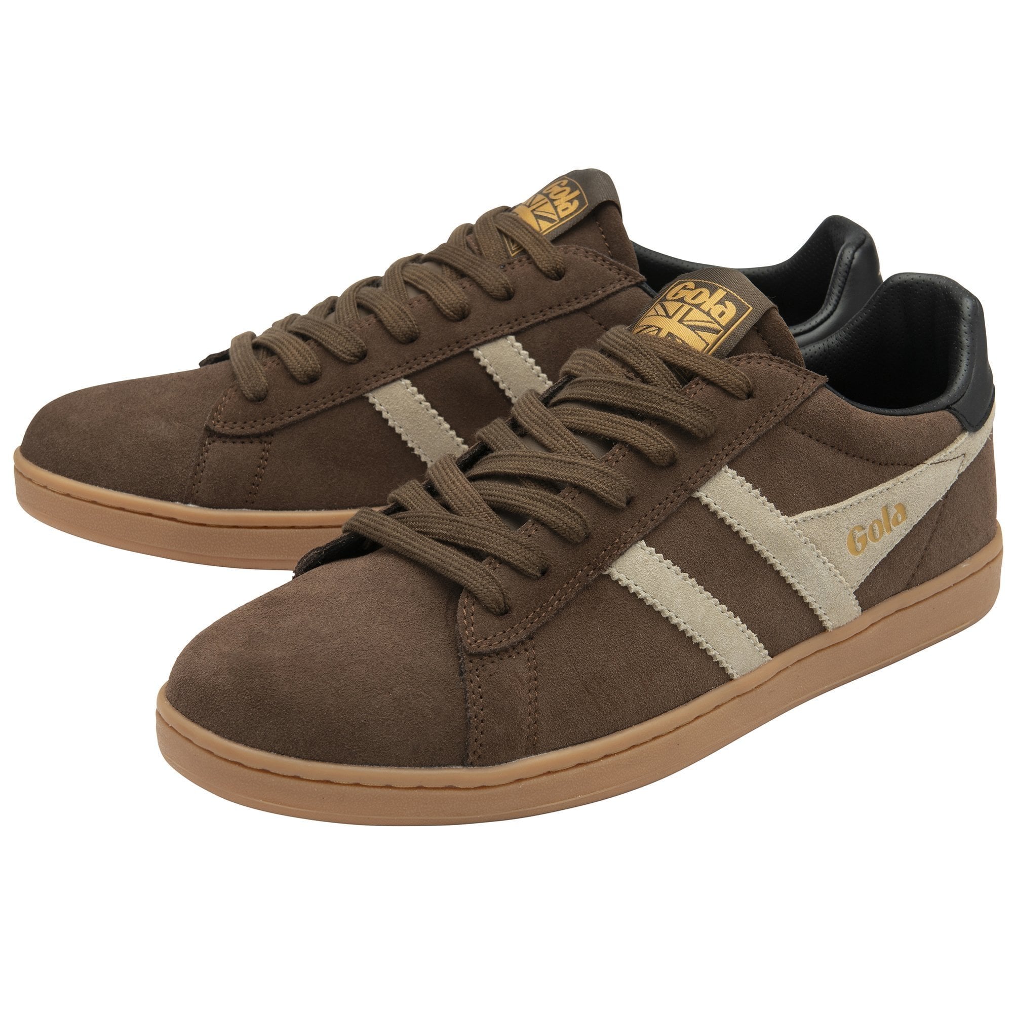 Buy Gola Mens Equipe II otter/bone sneakers online from www  display picture 3