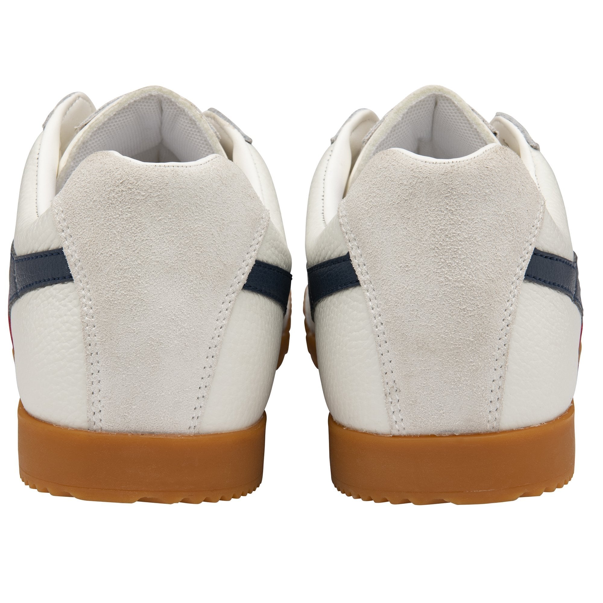 Buy Gola mens Harrier Leather sneakers in white/navy/red  display picture 2