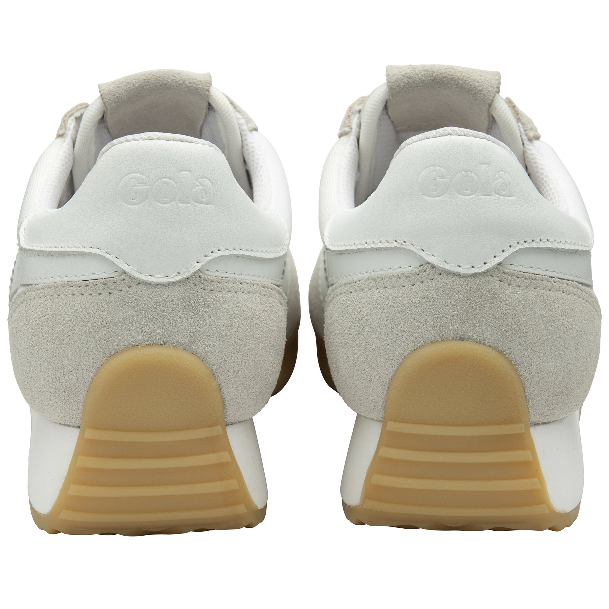 Buy Gola mens Match sneakers in white/white/gum online at gola