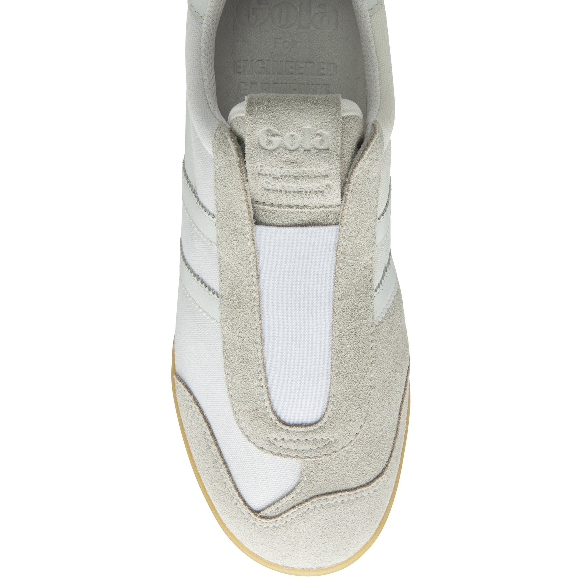 Buy Gola mens Match sneakers in white/white/gum online at gola