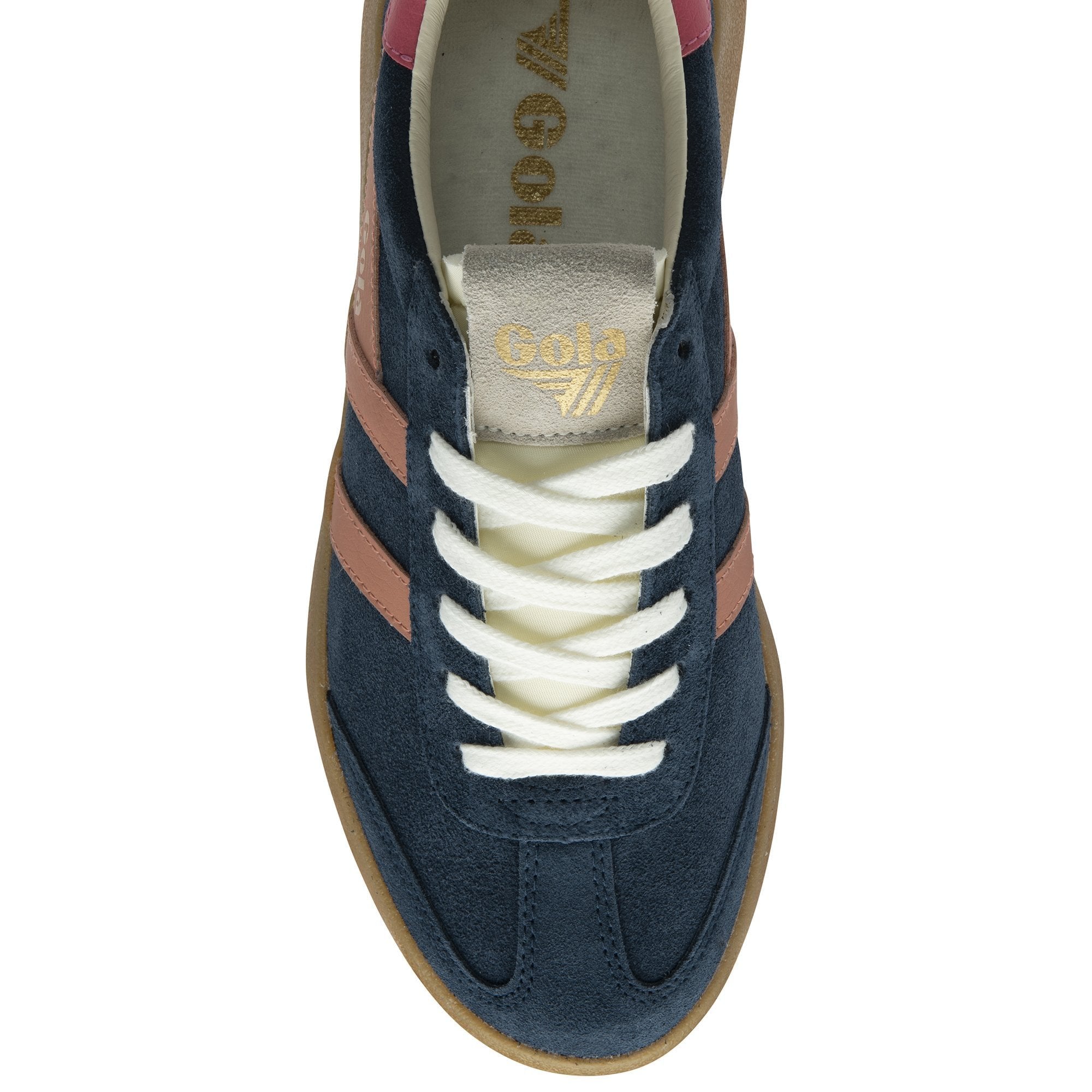 Buy Gola womens Athena sneakers in navy/terracotta/bubblegum/gum