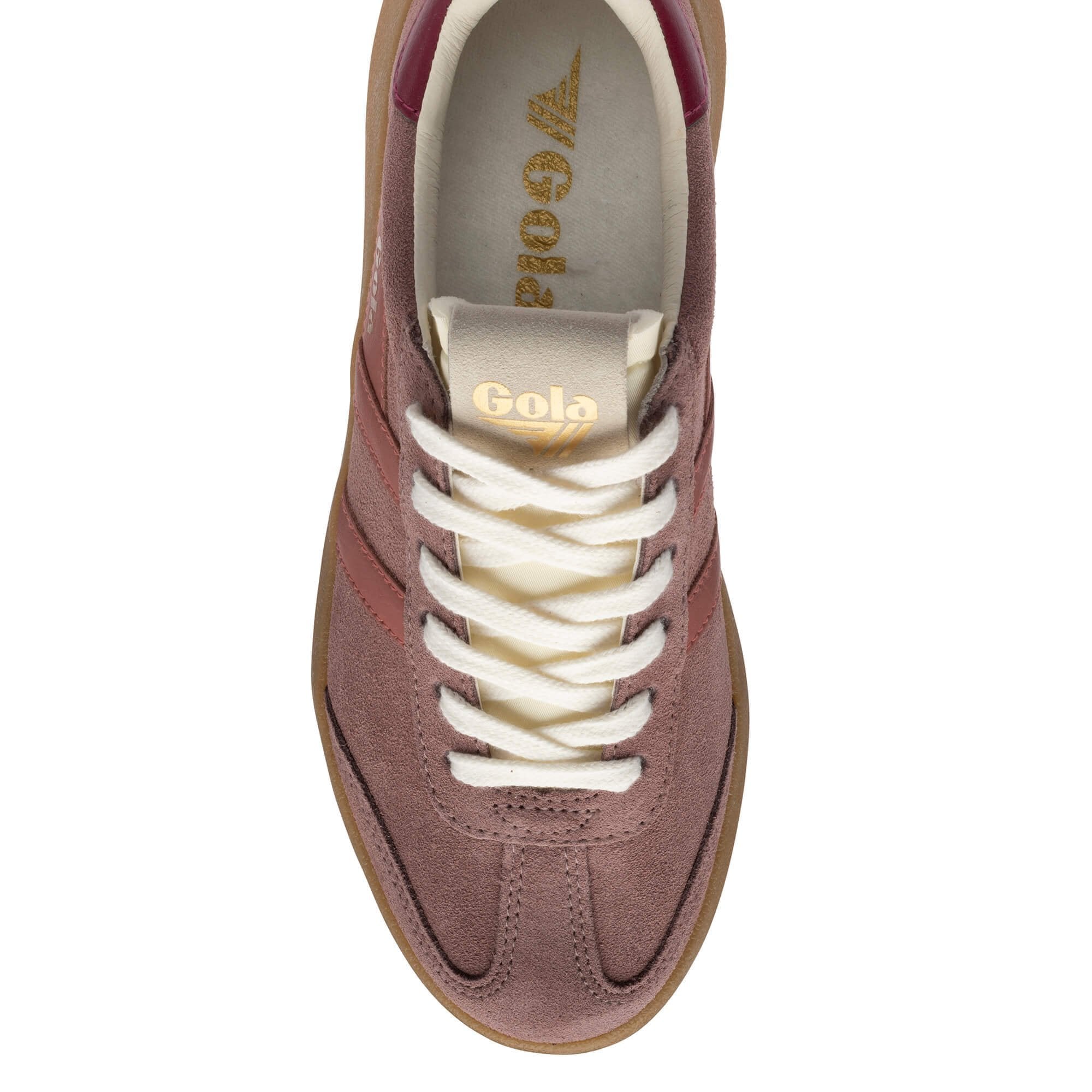 Buy Gola womens Athena sneakers in brownrose/clay/cerise/gum online