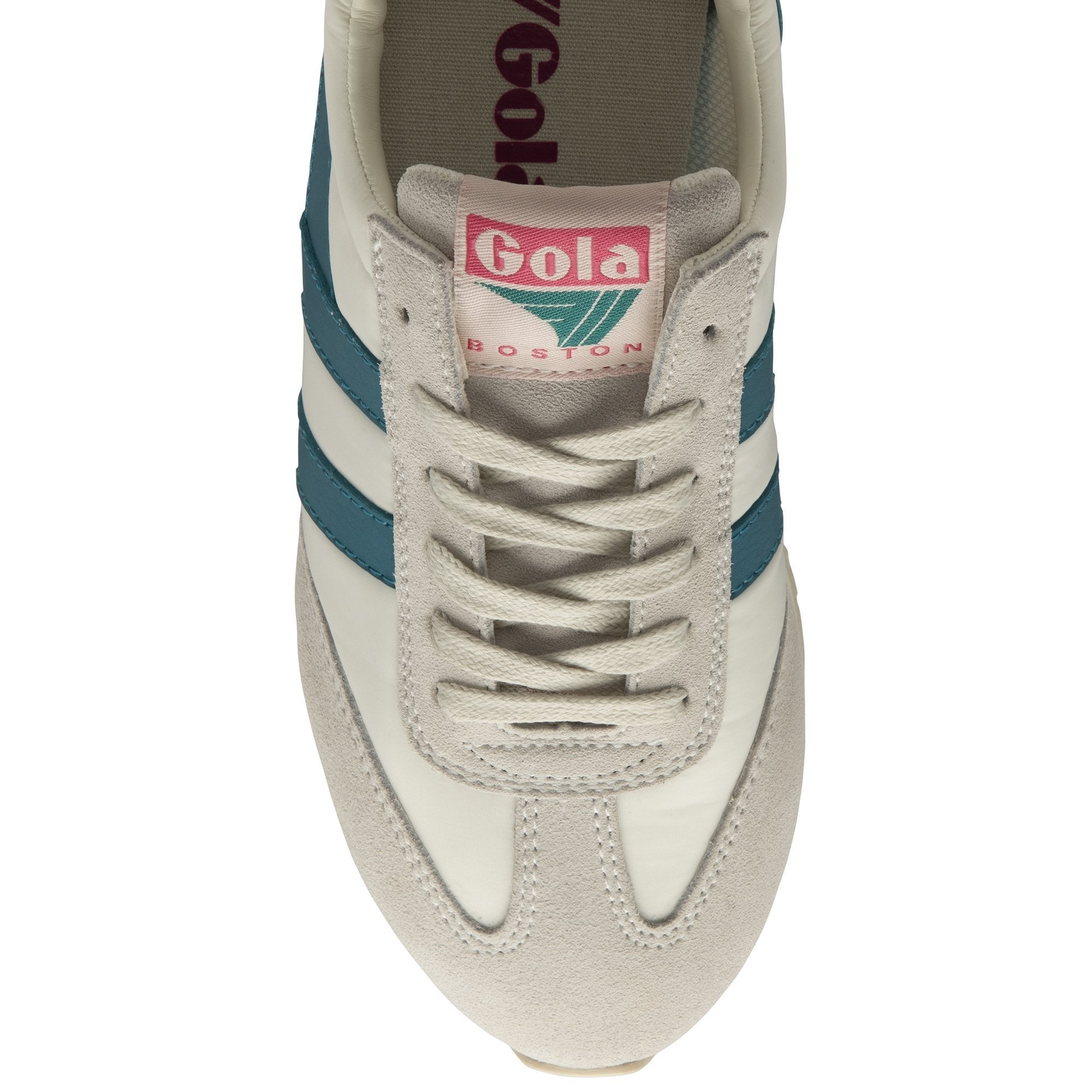 Gola Boston 78 Gray Navy Yellow Suede Leather Textile Sneakers Size 10 Buy Gola womens Boston 78 sneakers in navy/green mist online  main image 3
