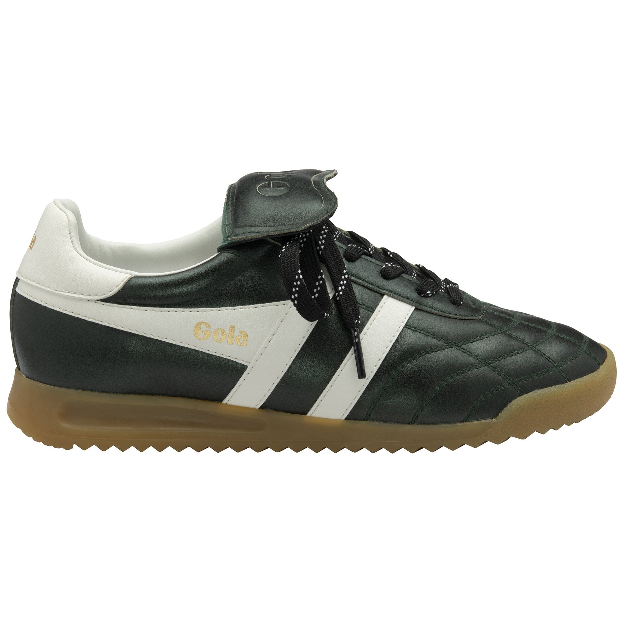 Buy Gola womens Stadium '86 sneakers in bottle green/off white