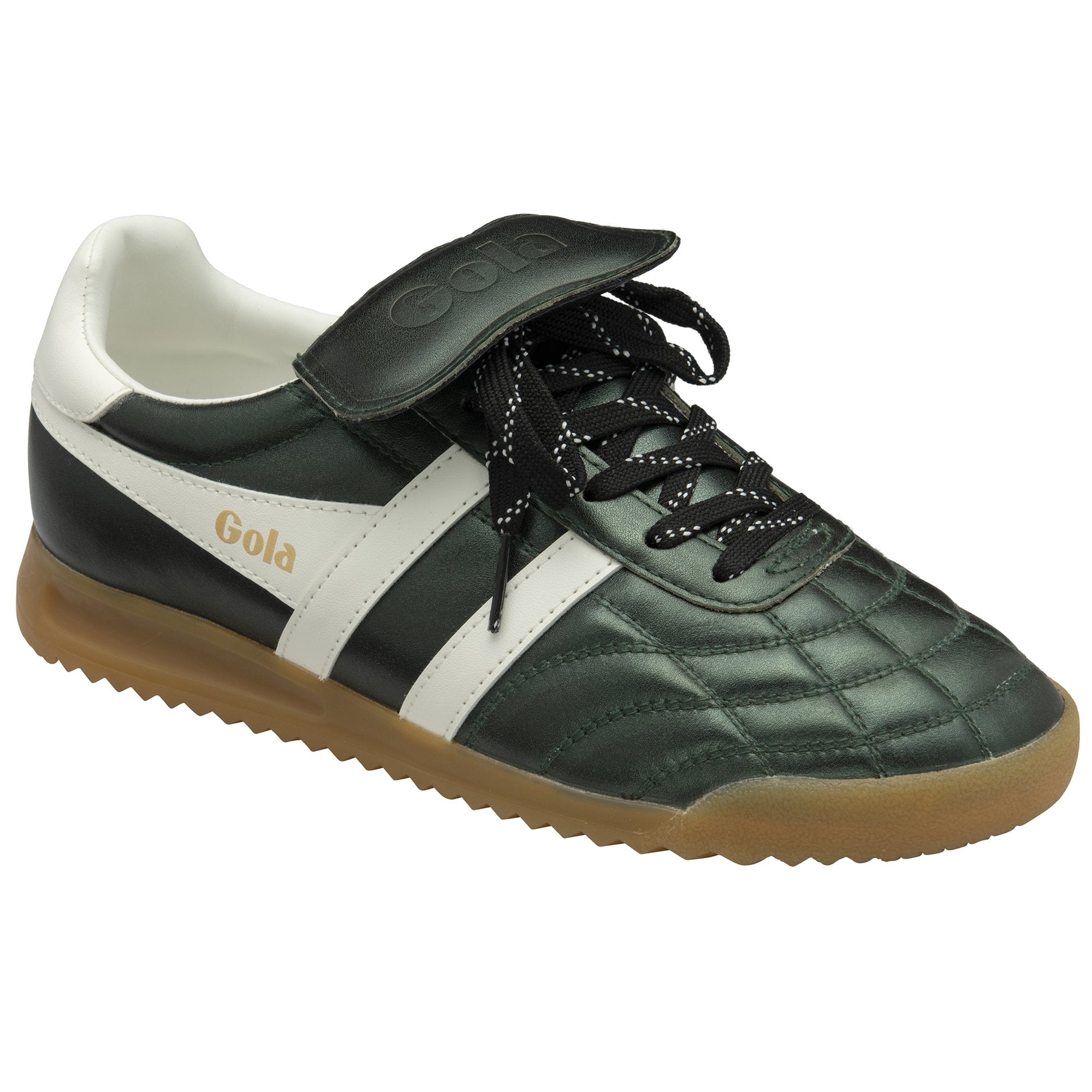 Buy Gola womens Stadium '86 sneakers in bottle green/off white